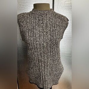 Daniele Fiesoli Sweater Vest New With Tags Made In Italy Size Large Brown Knit